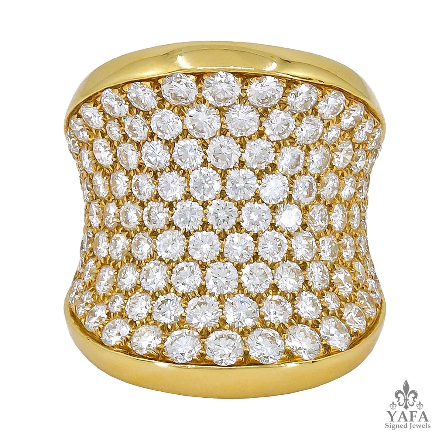 CARTIER Chalice Diamond Ring Gold