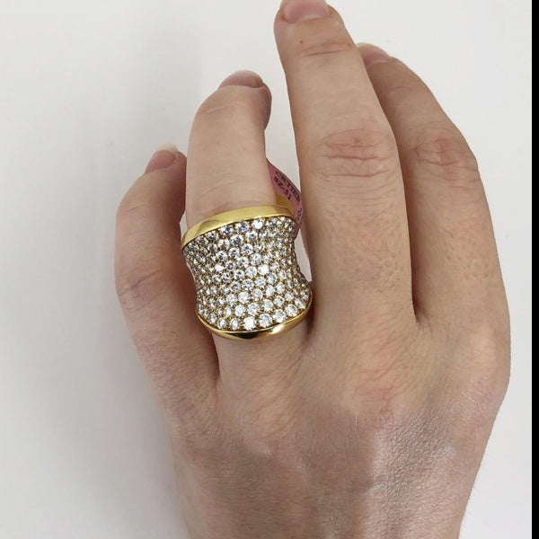 CARTIER Chalice Diamond Ring Gold