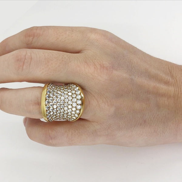 CARTIER Chalice Diamond Ring Gold