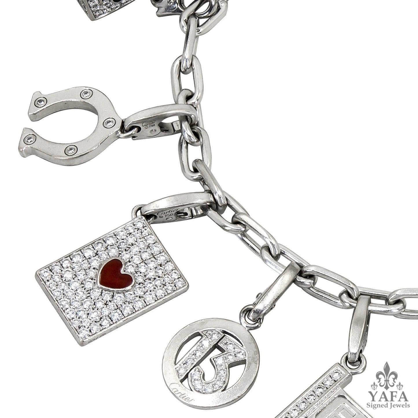 CARTIER Ten-Charm Gold Bracelet