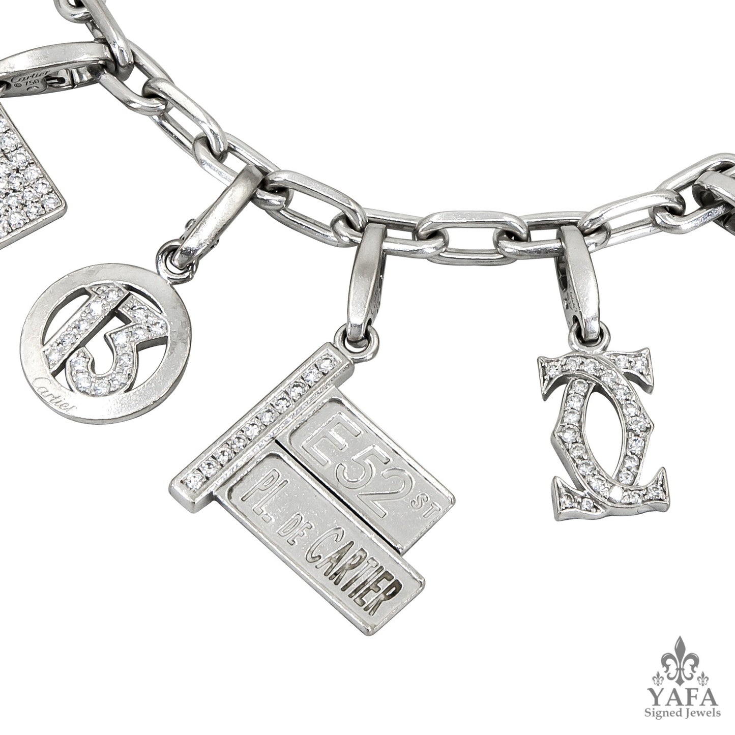 CARTIER Ten-Charm Gold Bracelet