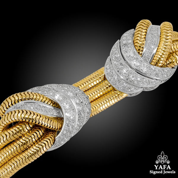 Retro Diamond Serpentine Chain Necklace Bracelet Suite