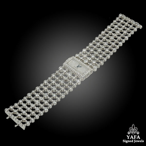 CARTIER Diamond Link Gold Watch