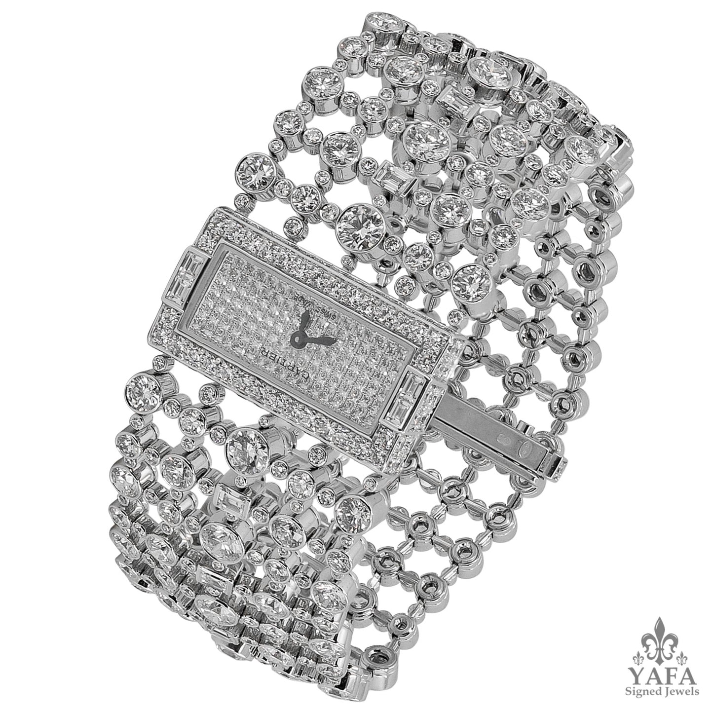 CARTIER Diamond Link Gold Watch