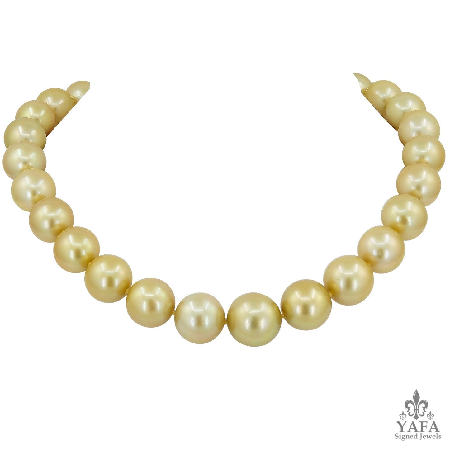 South Sea Pearl Diamond Bead Necklace
