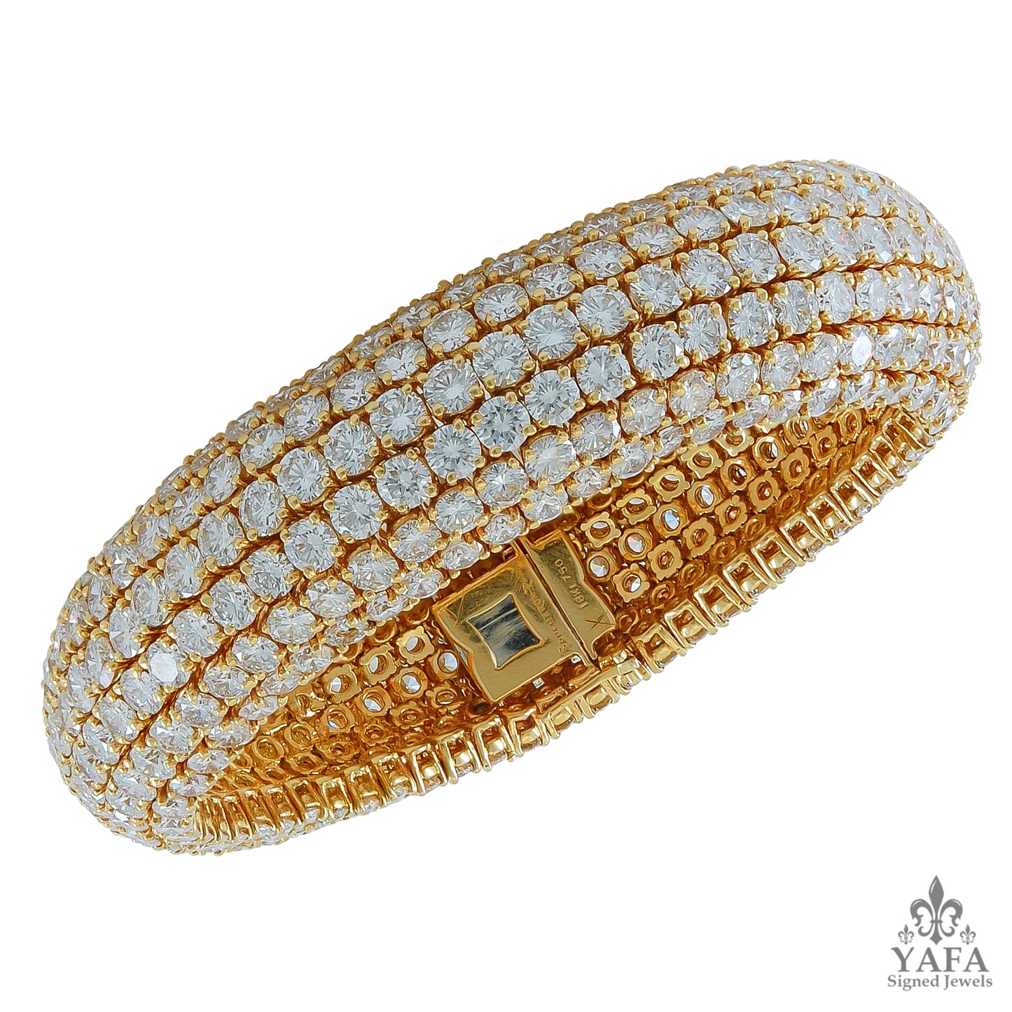 BOUCHERON Diamond Flexible Bombe Bracelet