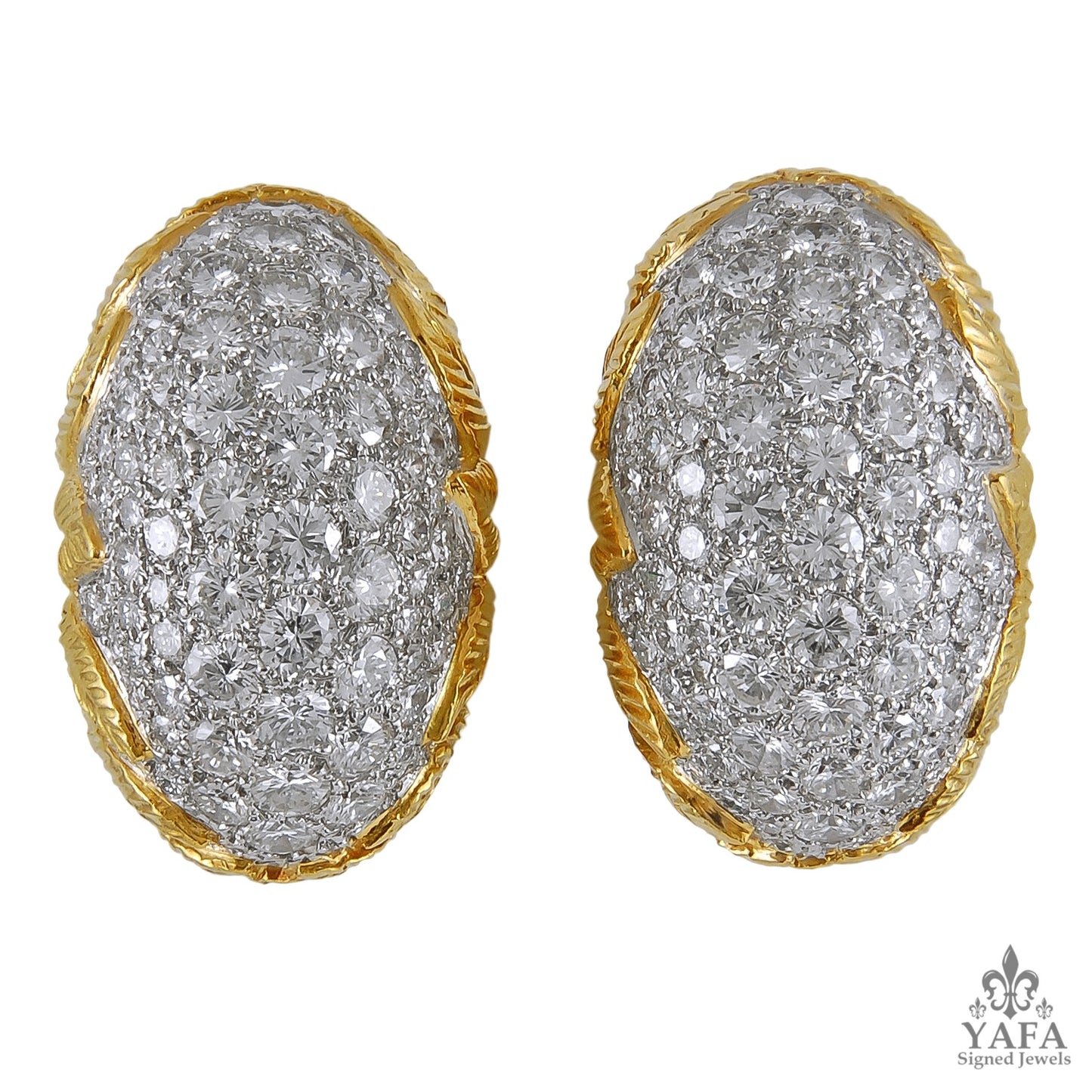 Diamond Pod Bombe Earrings