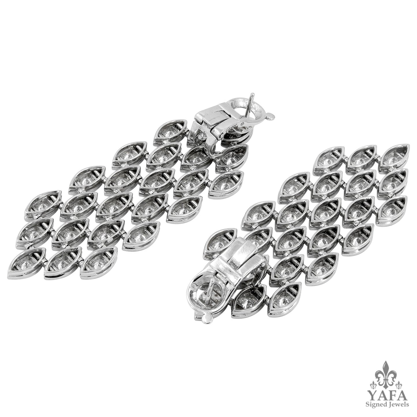 CARTIER Diamond Gold Earrings