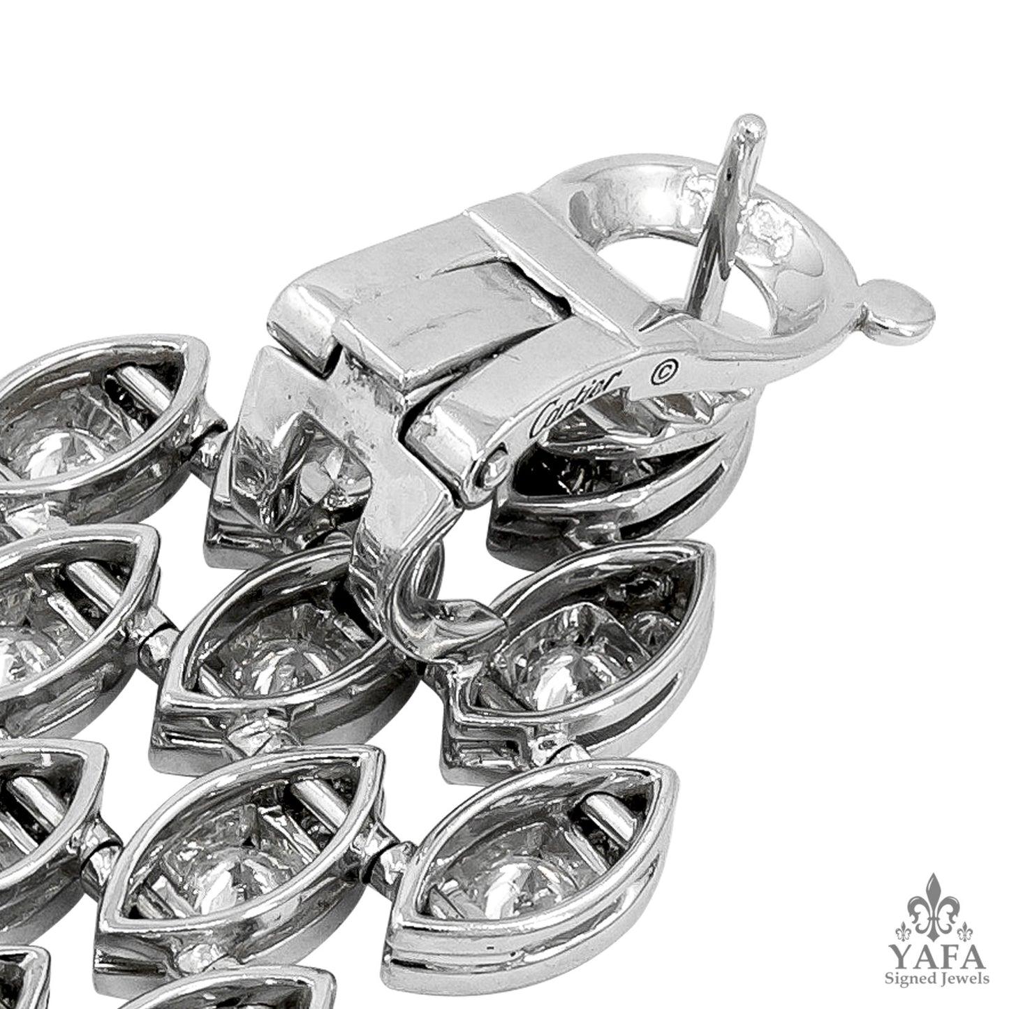 CARTIER Diamond Gold Earrings