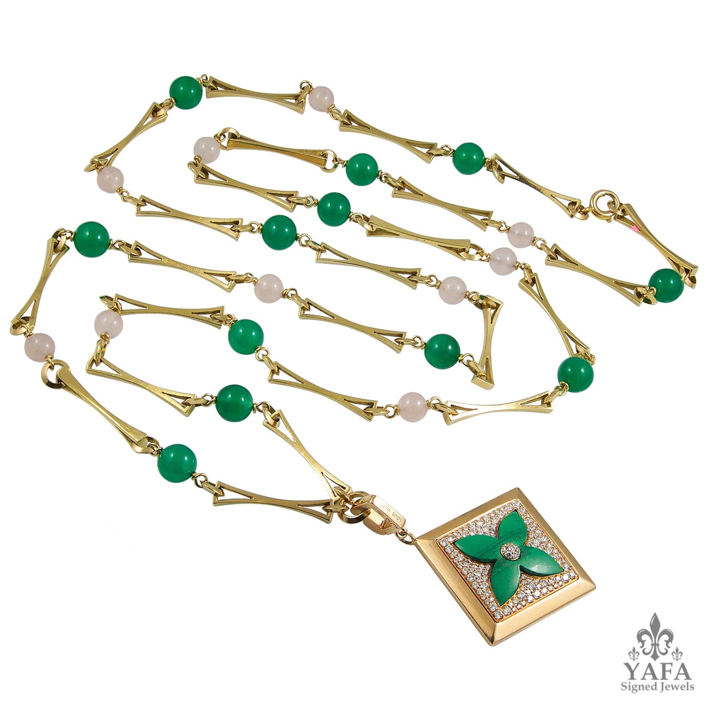LOUIS VUITTON Monogram Sautoir Detachable Necklace