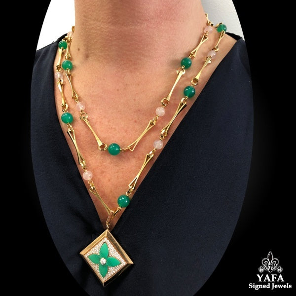 LOUIS VUITTON Monogram Sautoir Detachable Necklace