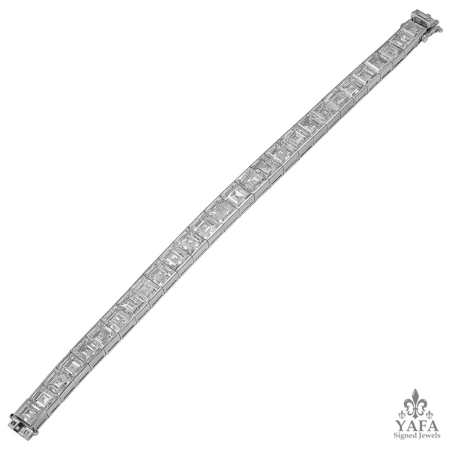 VAN CLEEF & ARPELS Diamond Straight Line Bracelet