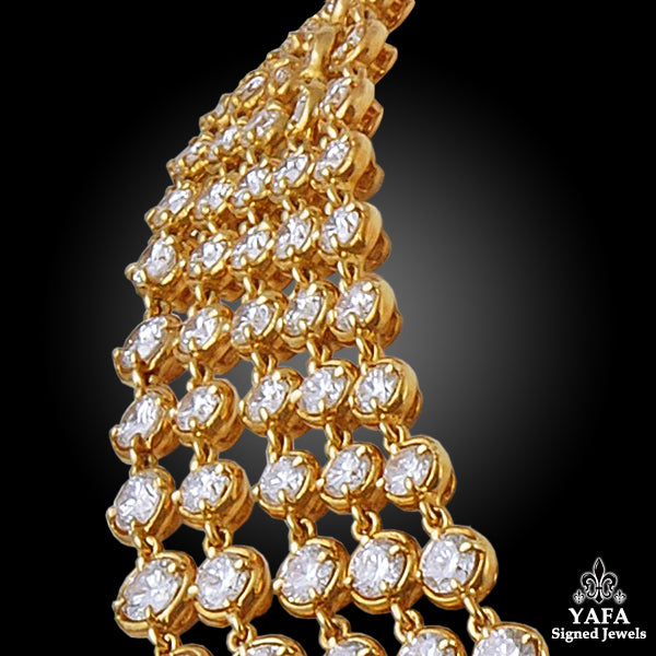 VAN CLEEF & ARPELS Palmyre Diamond Collar Necklace