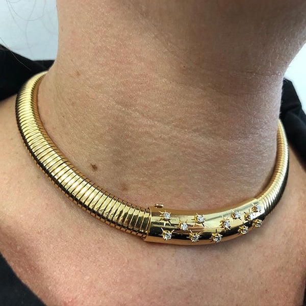 VAN CLEEF & ARPELS Tubogas Passe-Partout Constellation Necklace