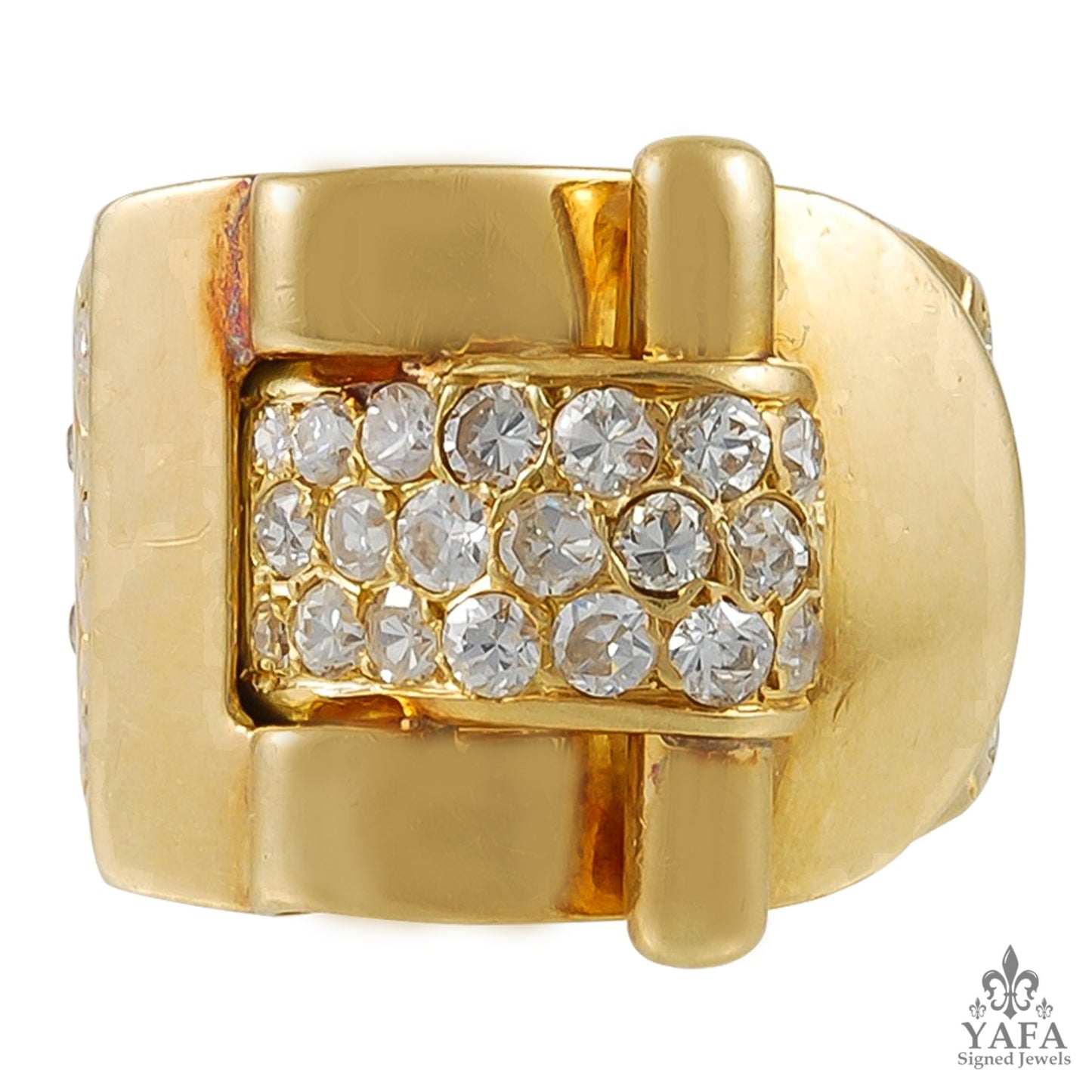 VAN CLEEF & ARPELS Diamond Ludo Ring