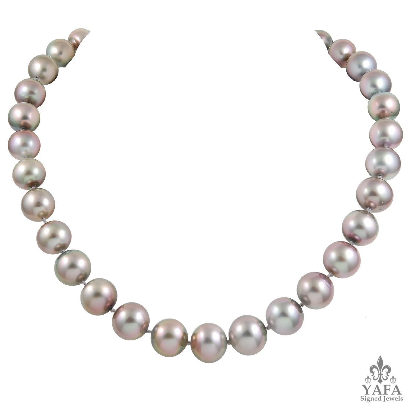 18k Gold Tahitian Pearl Necklace