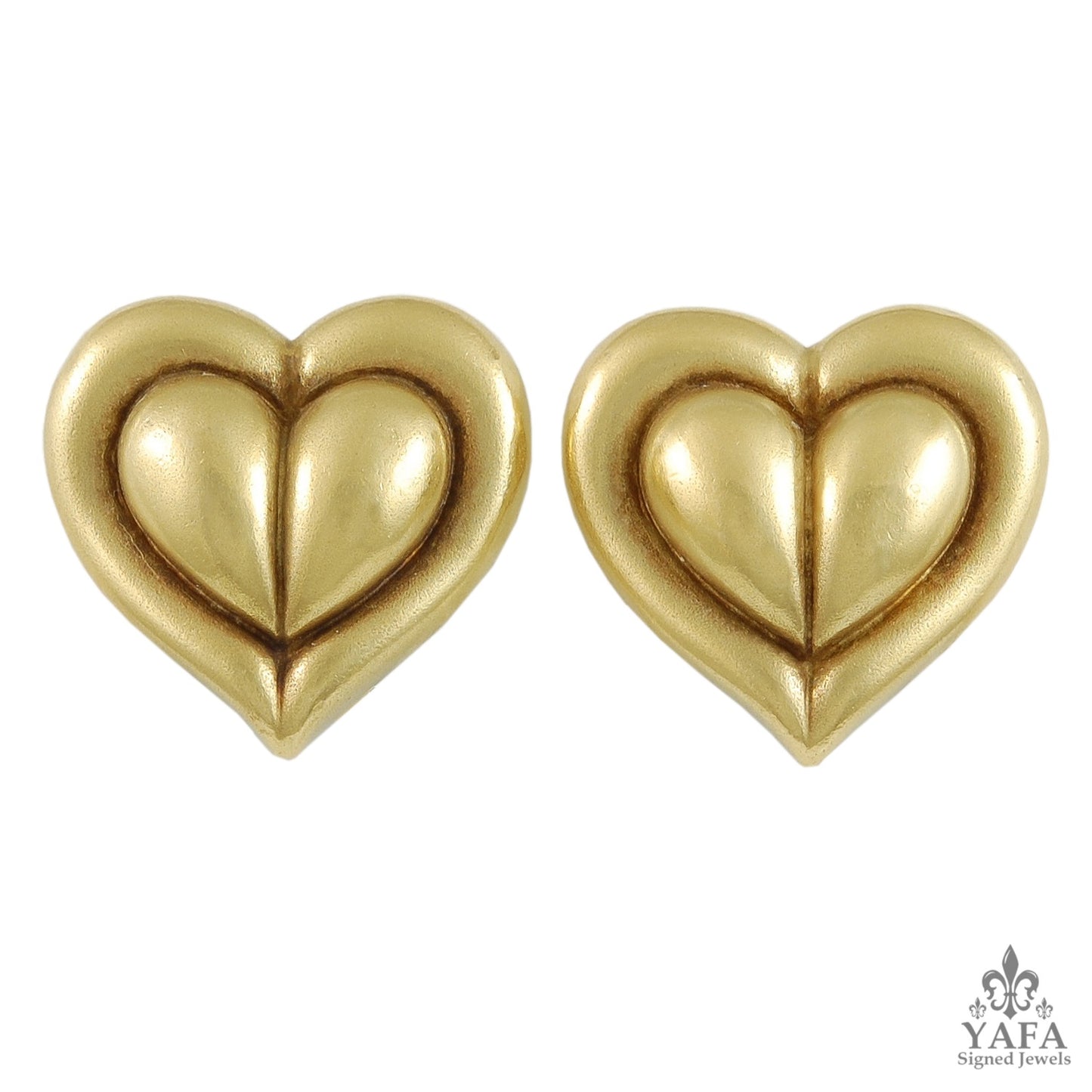KIESELSTEIN Cord Heart Shaped Earrings