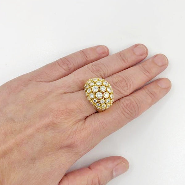 CARTIER Diamond Bombe Ring