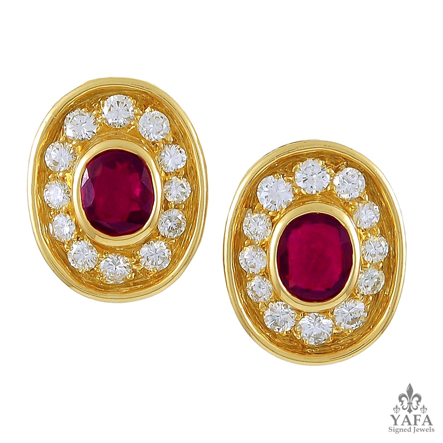 BULGARI Diamond, Ruby Necklace and Earrings