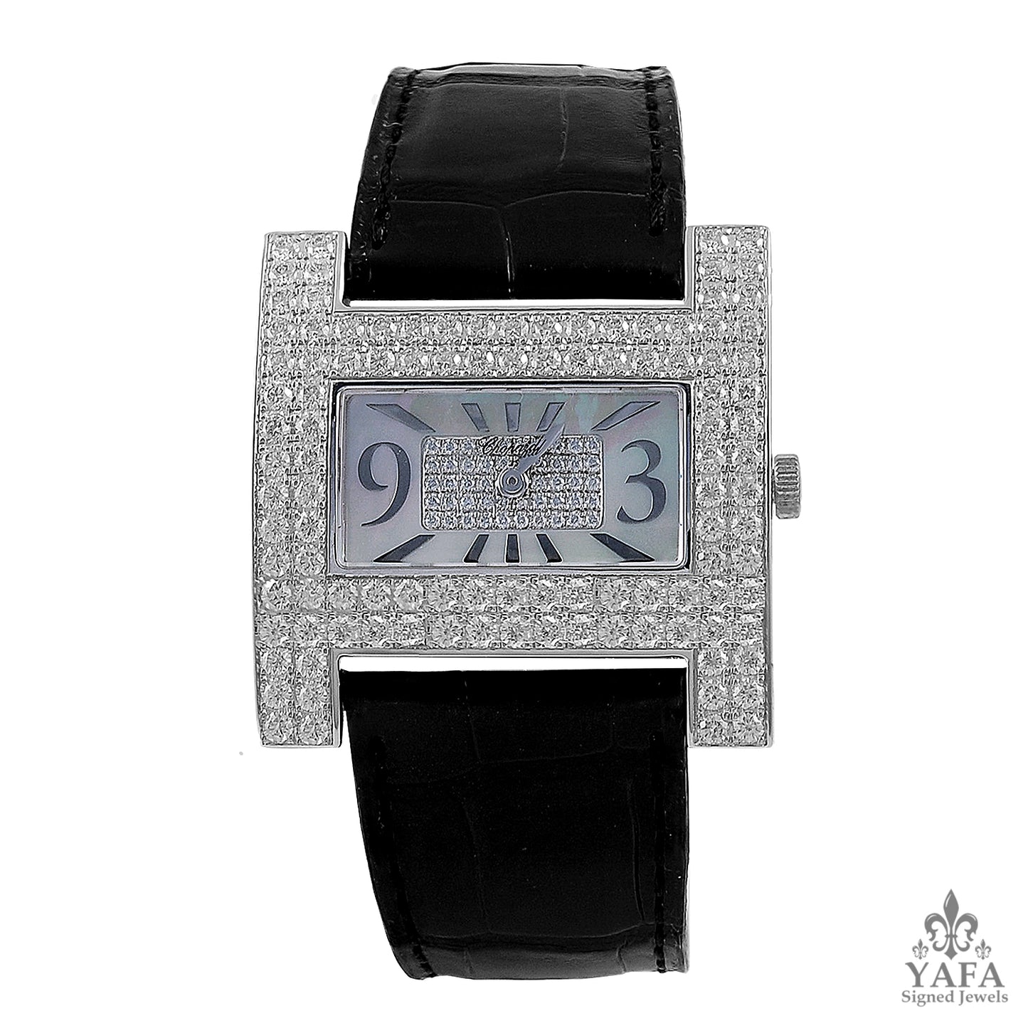CHOPARD 18k Gold Diamond Ladies Watch
