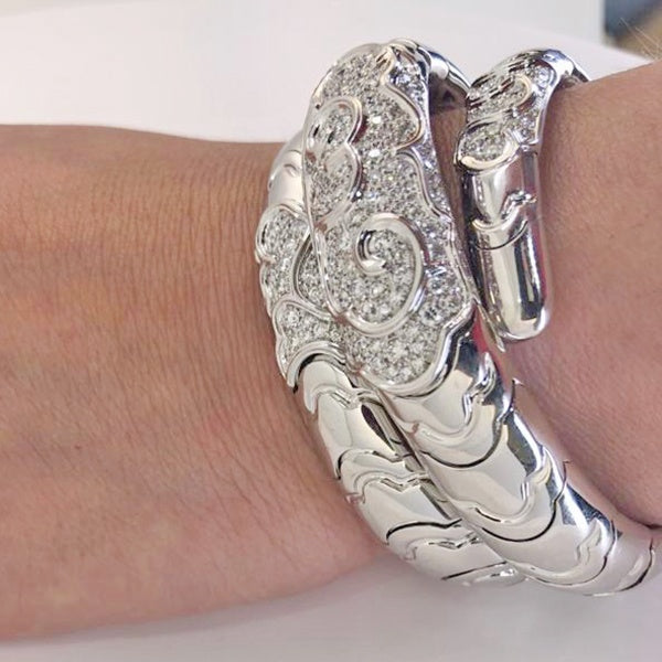 MARINA B Onda Serpentine Diamond Bracelet