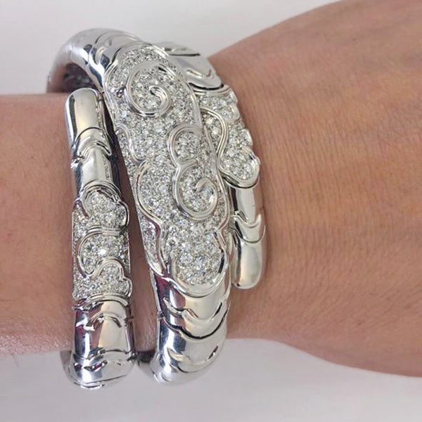 MARINA B Onda Serpentine Diamond Bracelet