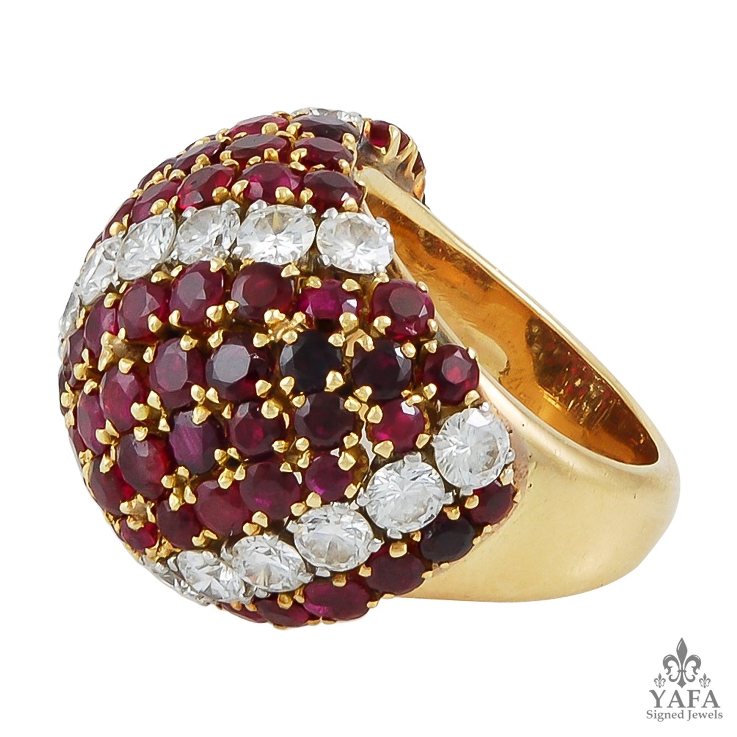 VAN CLEEF & ARPELS Province Ruby Bombe Ring