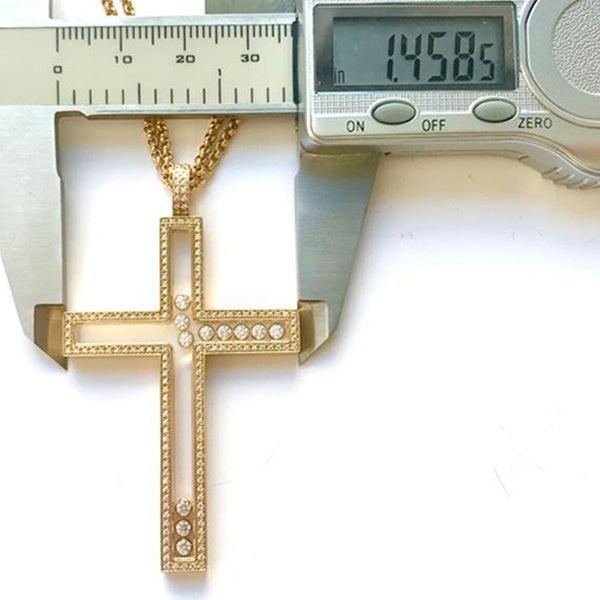 CHOPARD Happy Diamonds Cross Necklace Pendant