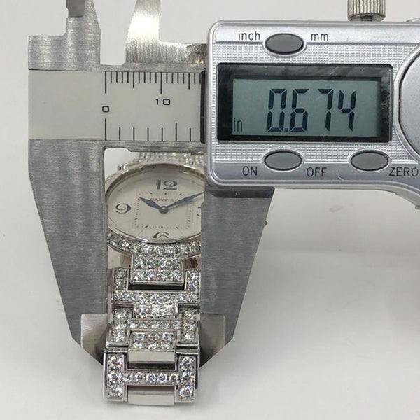 CARTIER Pasha 30mm Diamond Watch