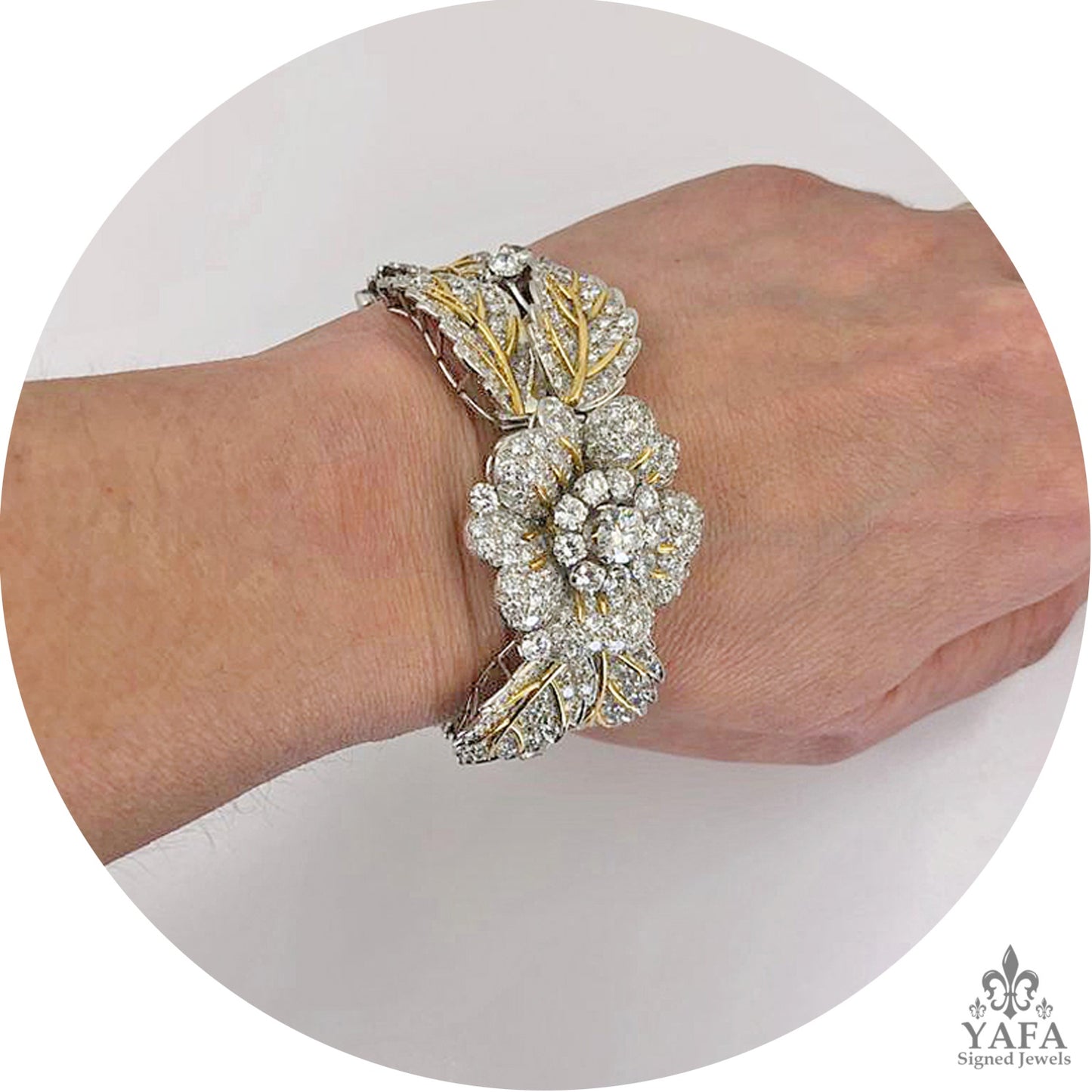 LONGINES Diamond Garland Convertible Watch Bracelet