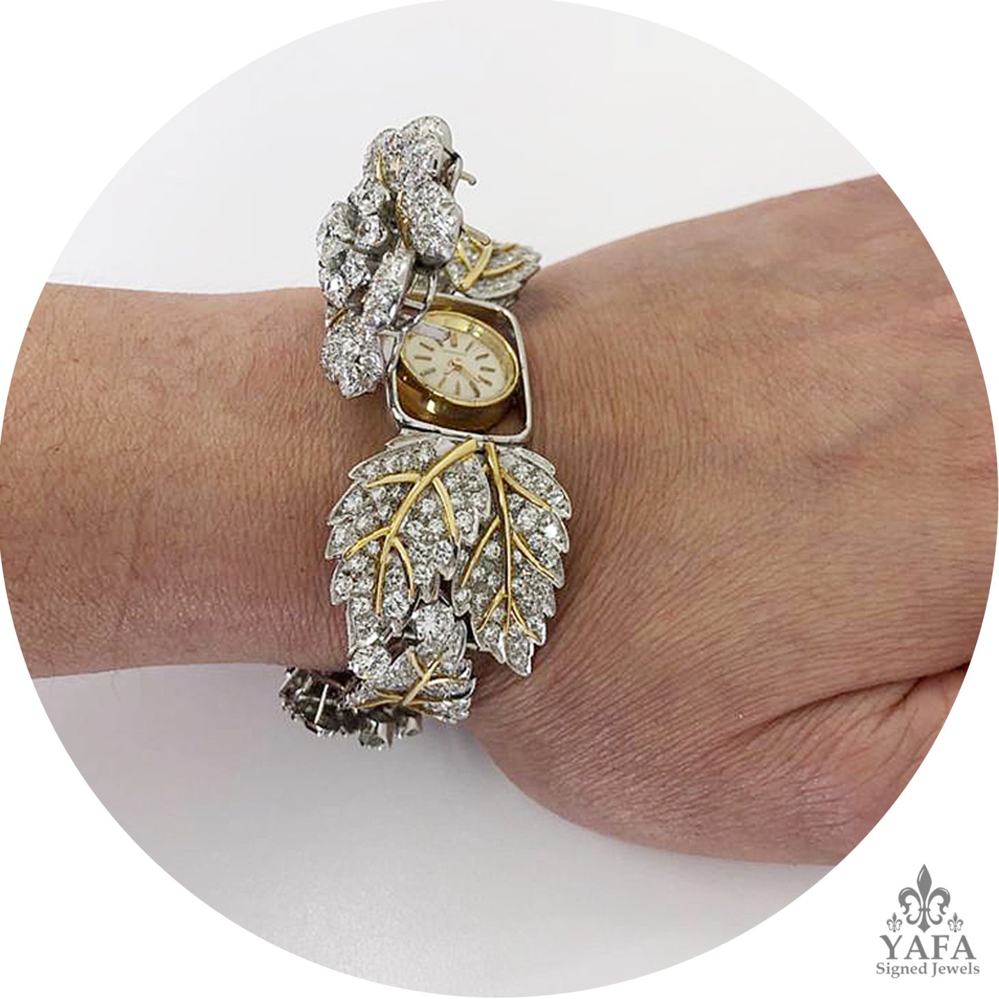 LONGINES Diamond Garland Convertible Watch Bracelet
