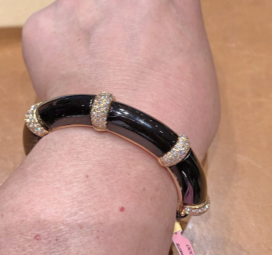 VAN CLEEF & ARPELS Diamond, Onyx Bracelet
