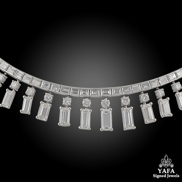 Diamond Fringe Riviere Necklace