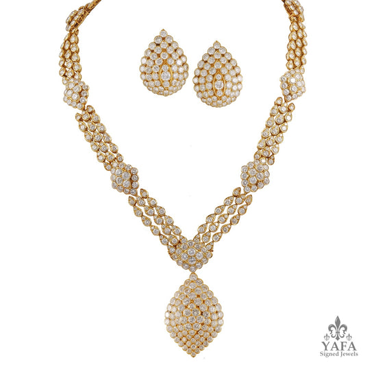 VAN CLEEF & ARPELS Diamond Necklace-Bracelet