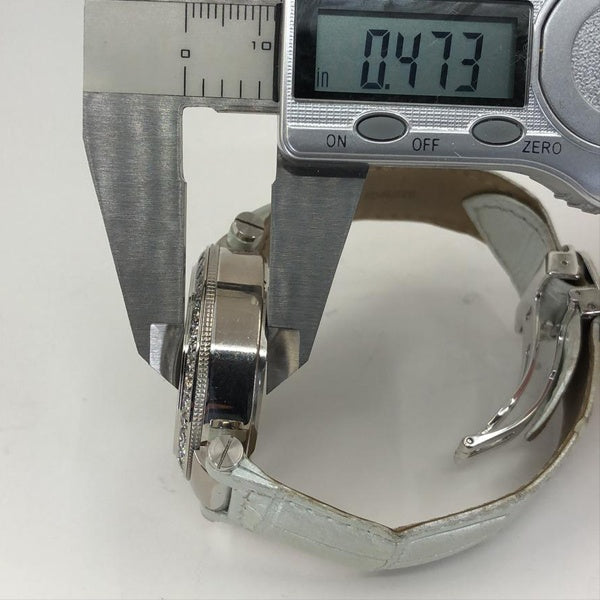CARTIER Pasha 37mm Seatimer Diamond Chronograph Watch