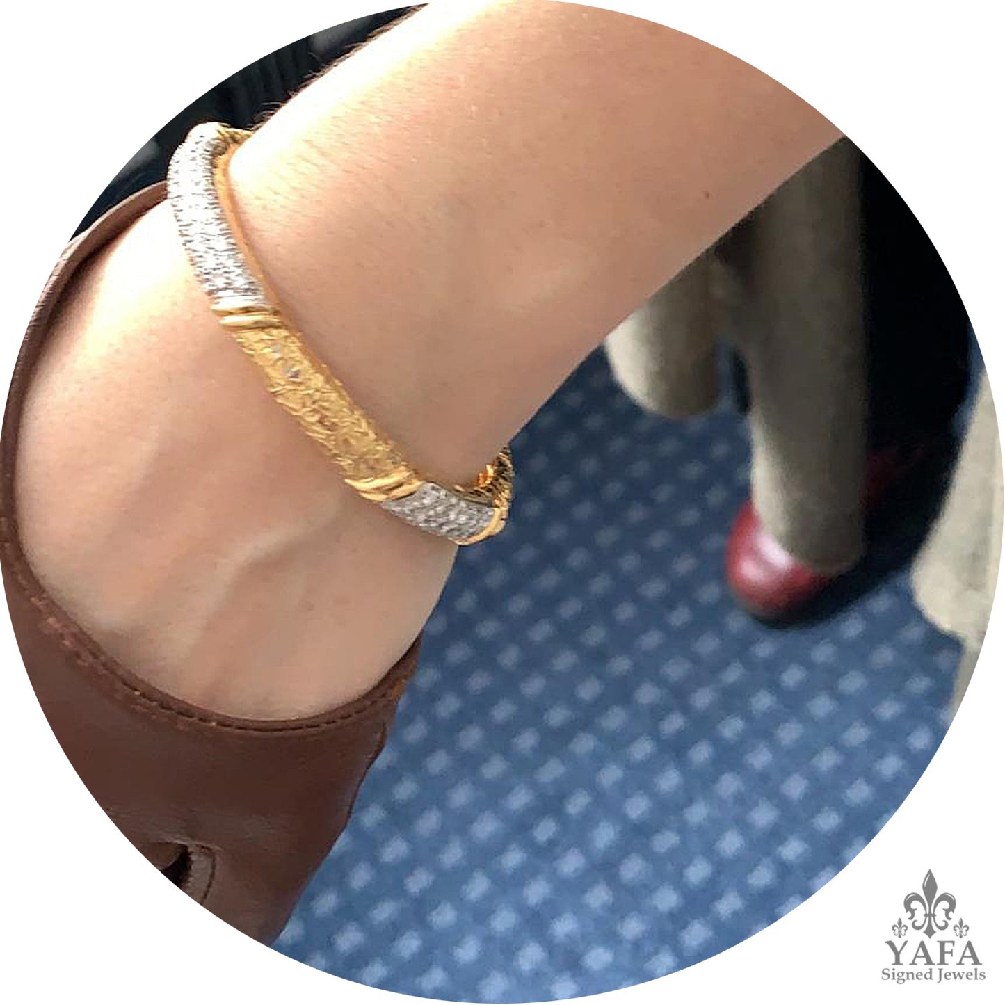 VAN CLEEF & ARPELS Diamond Gold Bracelet