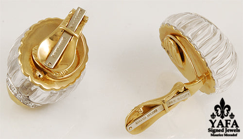 DAVID WEBB Diamond,Crystal Earrings