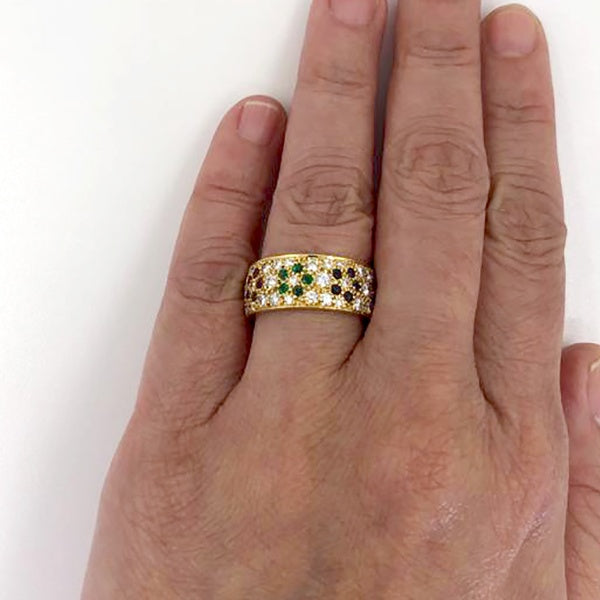 VAN CLEEF & ARPELS Hawaii Tutti Frutti Ring