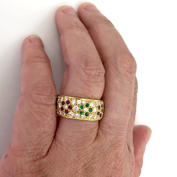 VAN CLEEF & ARPELS Hawaii Tutti Frutti Ring