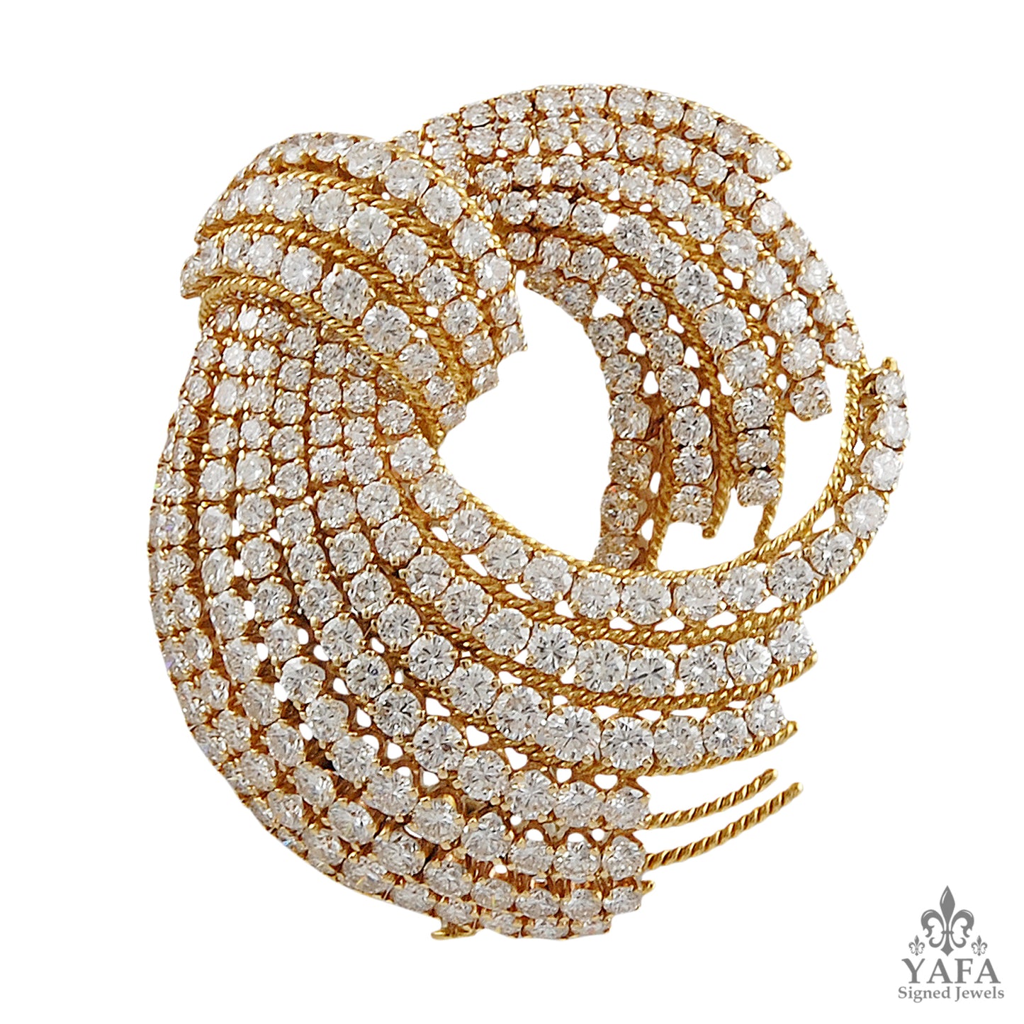 DAVID WEBB Diamond Brooch