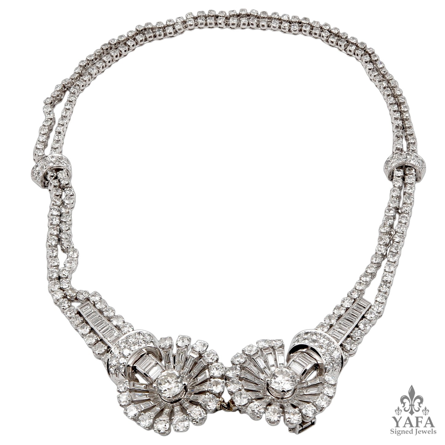 Circa 1950s Diamond Necklace