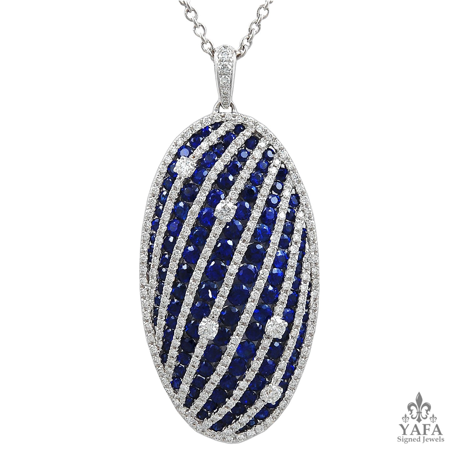 SALAVETTI Diamond & Sapphire Necklace