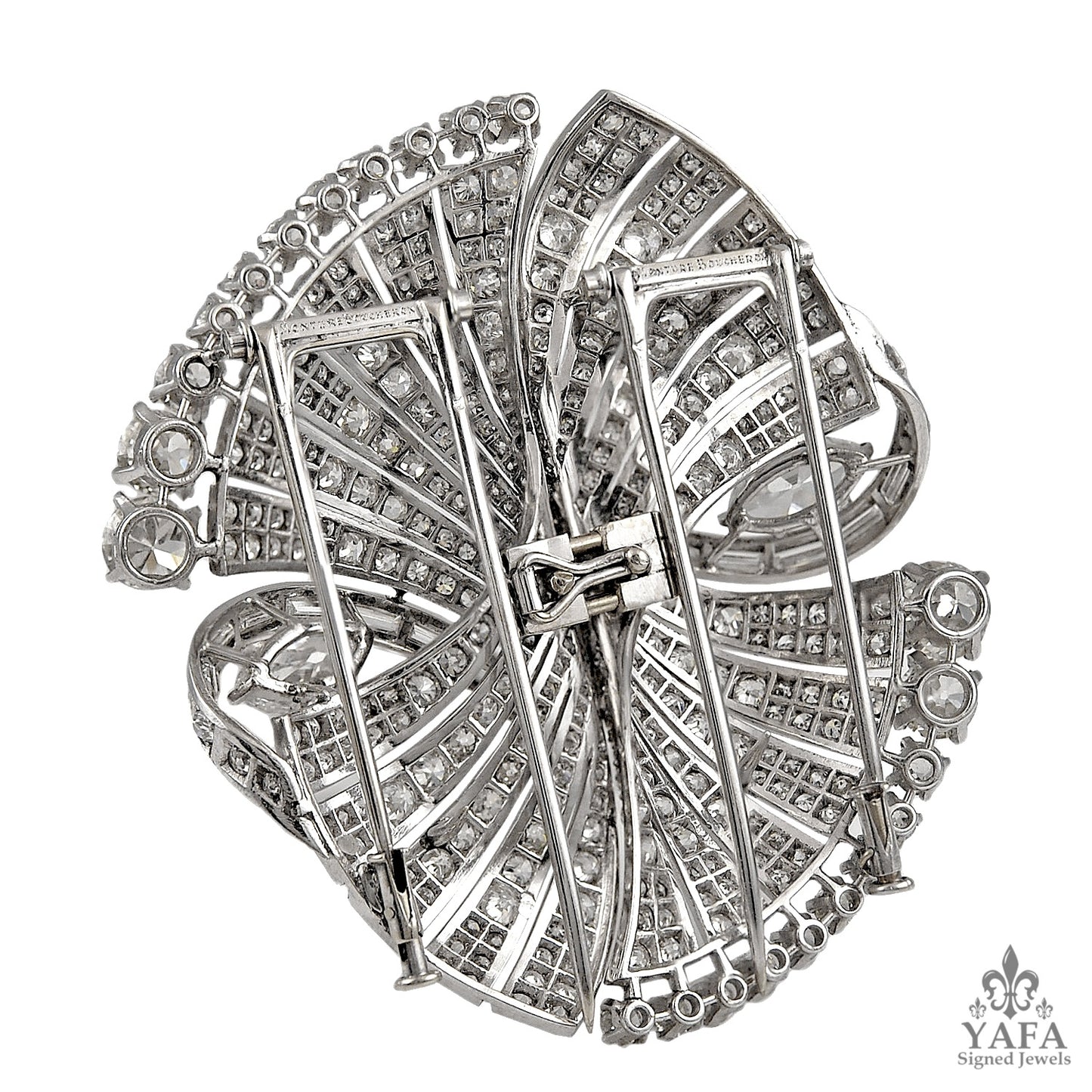 BOUCHERON Diamond Double Clips