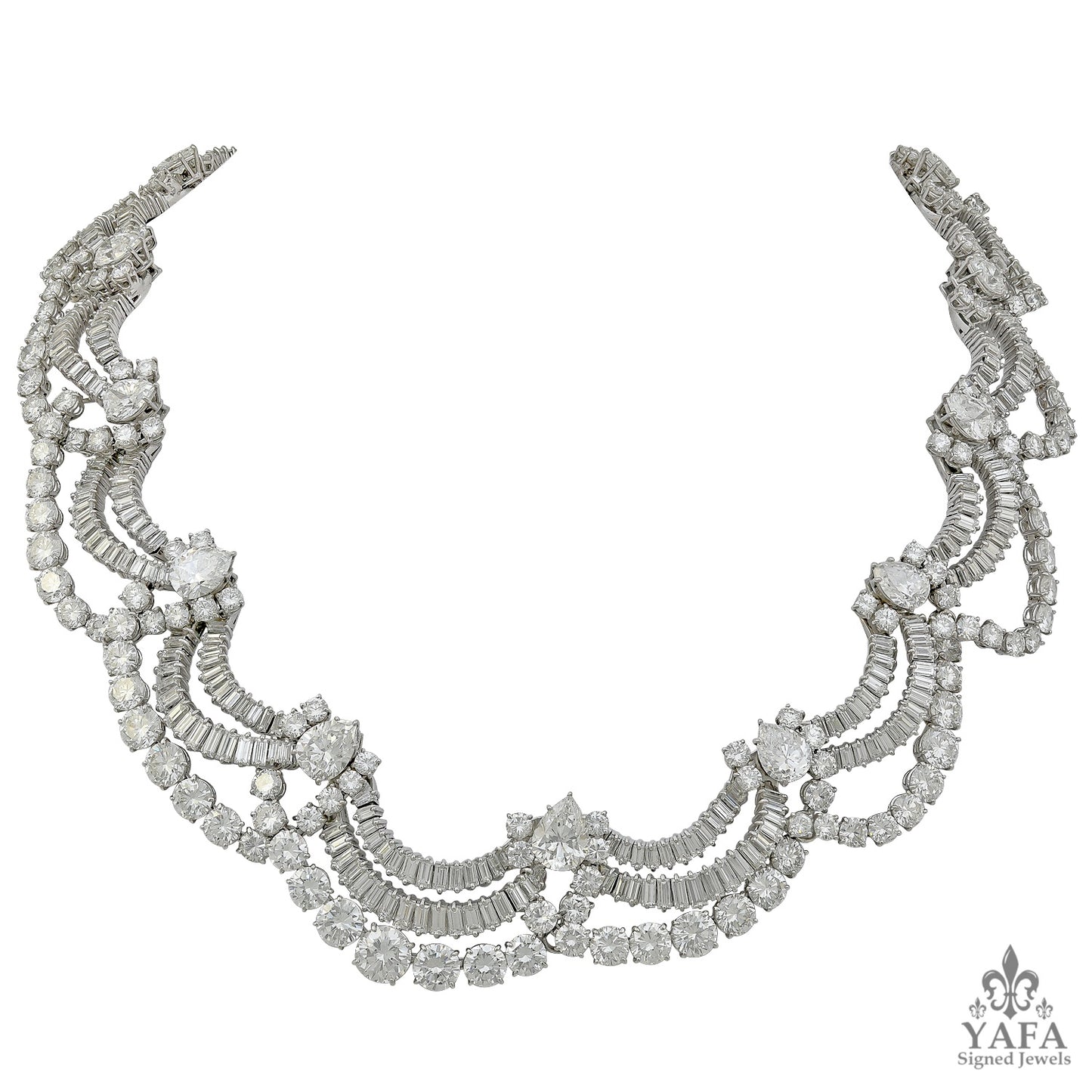 HARRY WINSTON Festoon Diamond Necklace