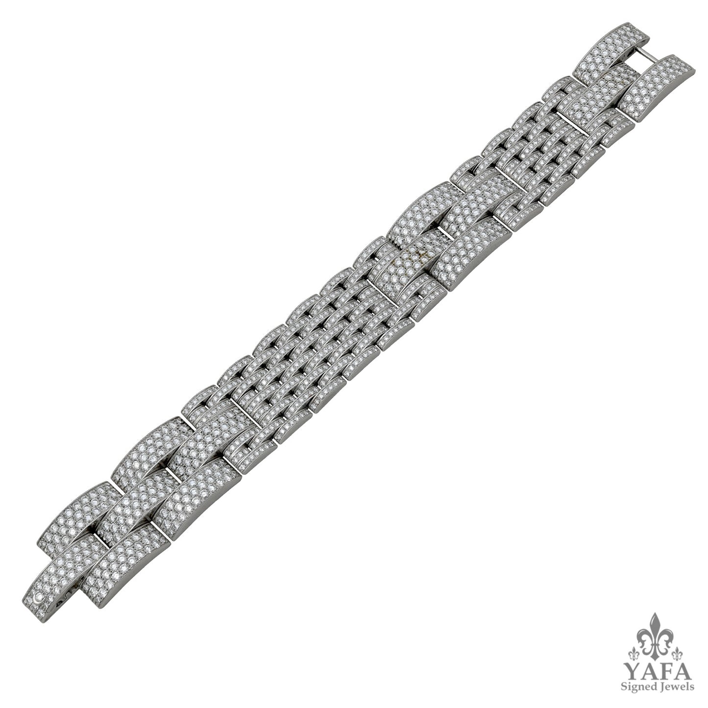 CARTIER Diamond Gold Bracelet