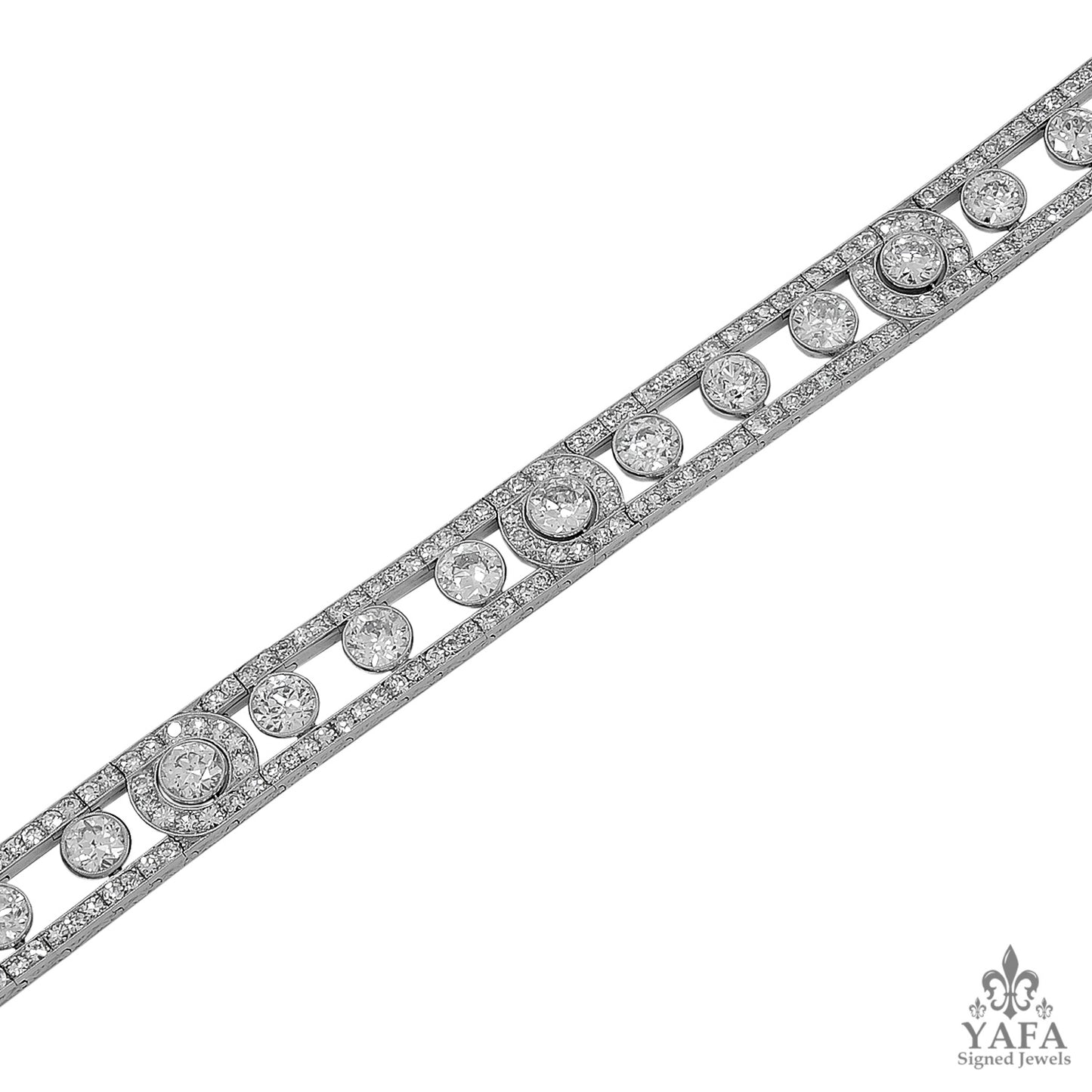 VAN CLEEF & ARPELS Art Deco Diamond Bracelet