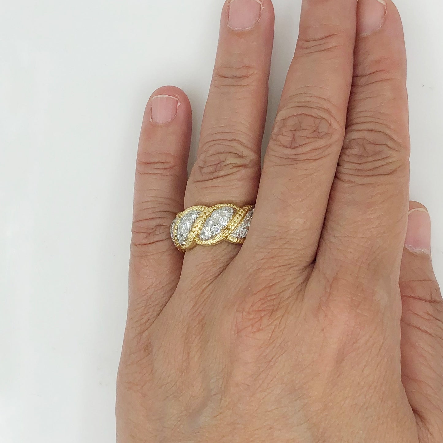 TIFFANY & Co. Schlumberger Studio Diamond Ring