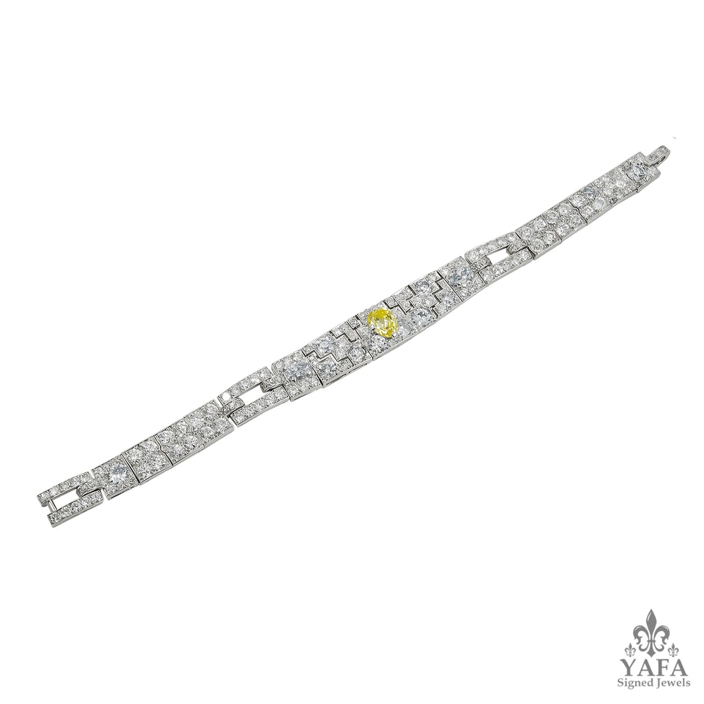 CARTIER Fancy Yellow Diamond Bracelet