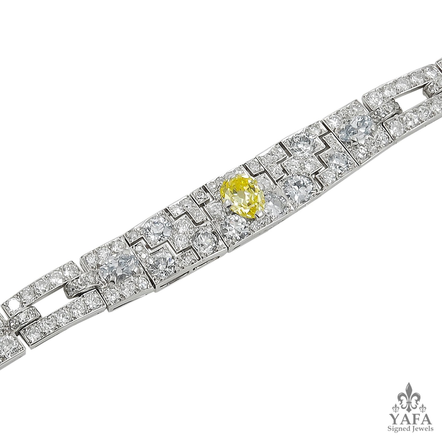 CARTIER Fancy Yellow Diamond Bracelet