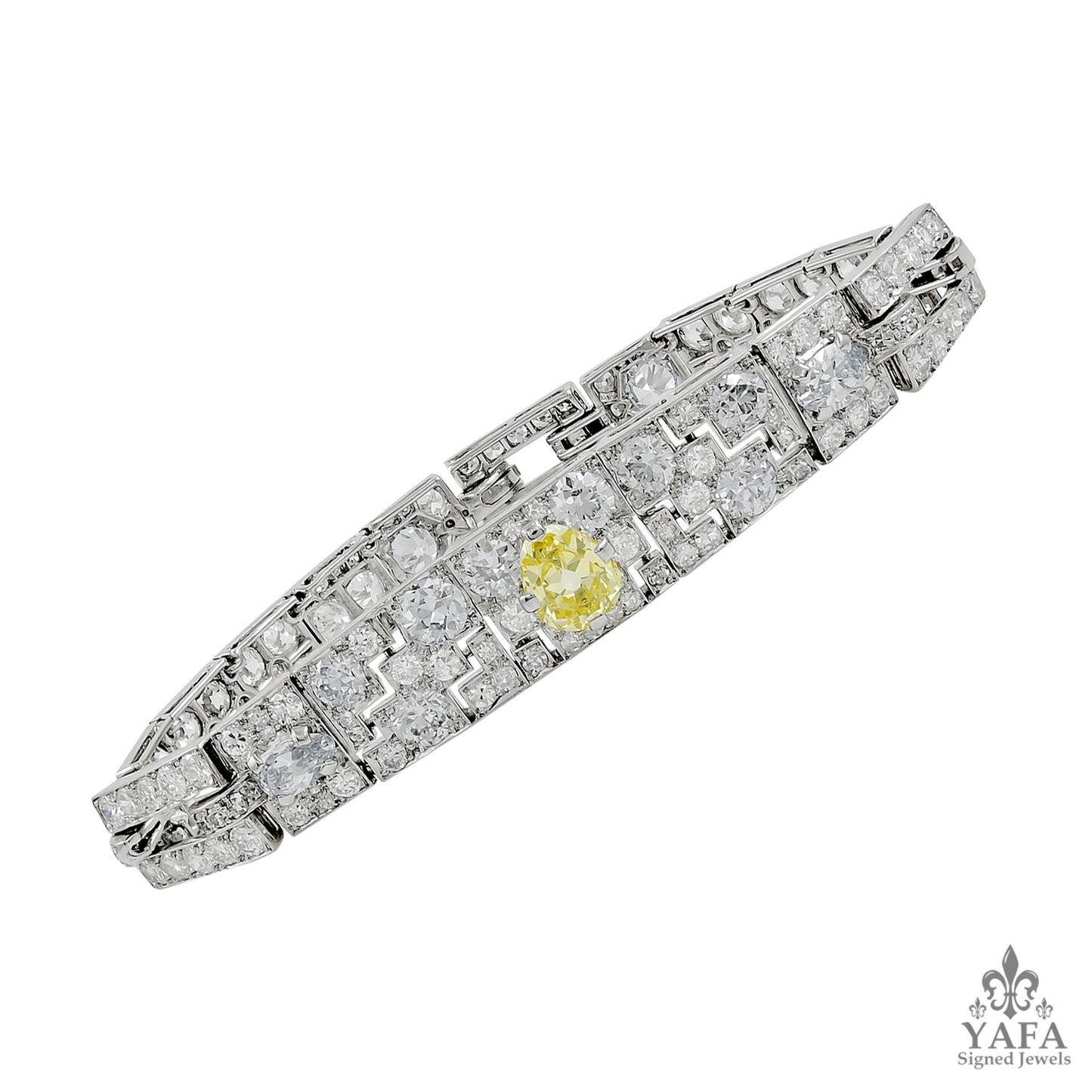 CARTIER Fancy Yellow Diamond Bracelet